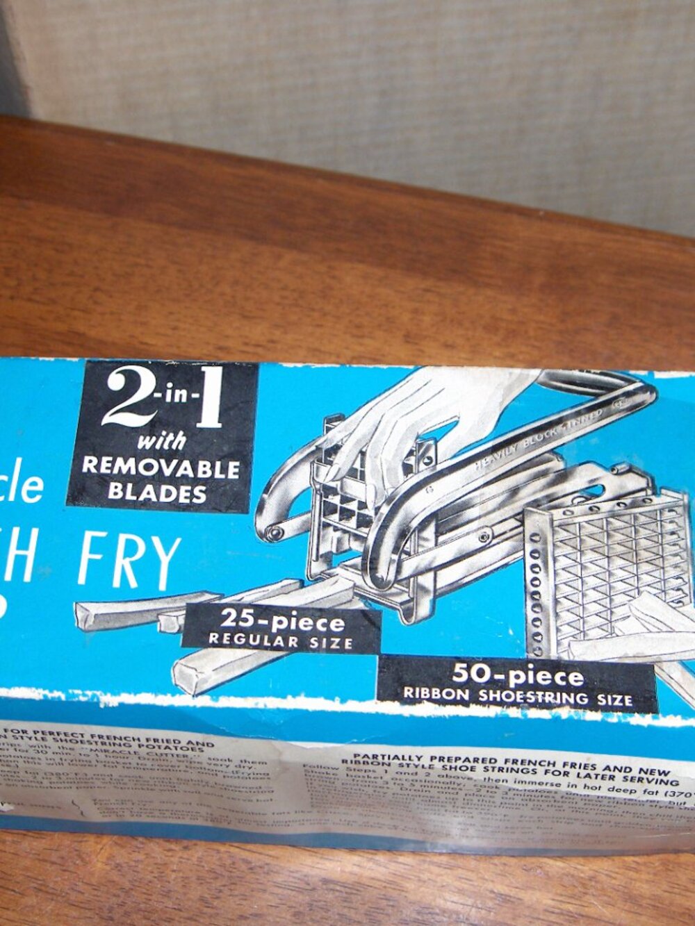 Vintage Miracle French Fry Cutter